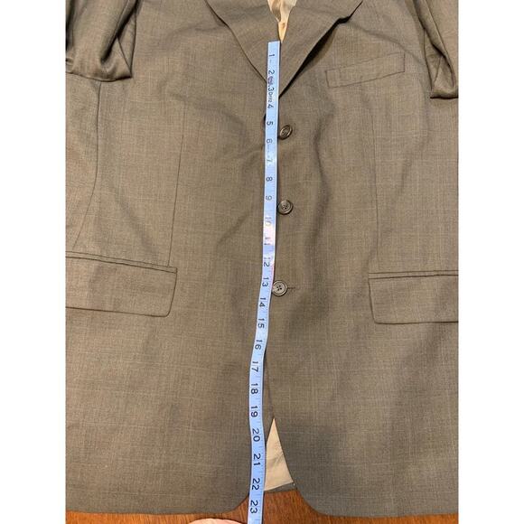 Vtg Chaps Ralph Lauren Wool Cashmere Blend 44R Plaid Blazer Sport Coat Cottage - Picture 10 of 16